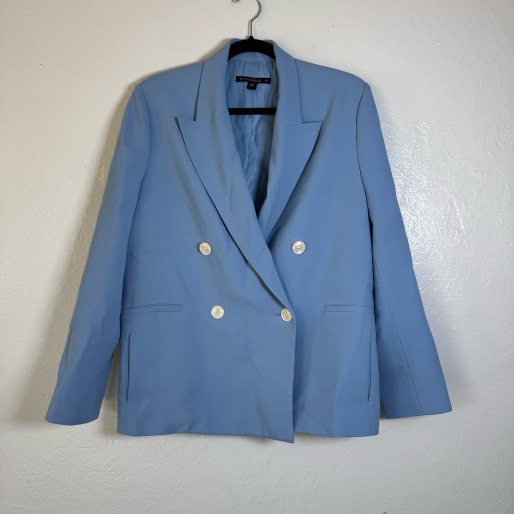 Black Halo Hugo Double Breasted Blazer - Picture 2 of 16